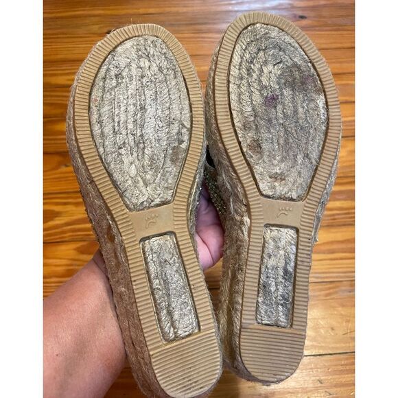 Baretraps Gold Espadrilles Sandals for Women‎ Size 6.5 - Picture 5 of 7